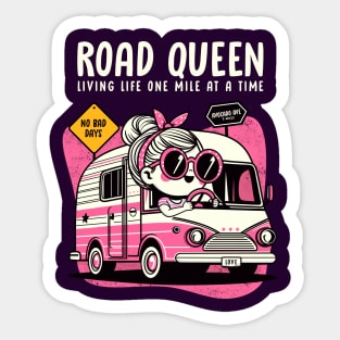ROAD QUEEN Sticker